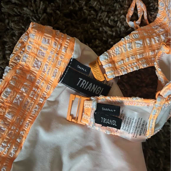 TRIANGL Charlotte Neon Check Bikini Set RARE NWOT - Picture 13 of 13